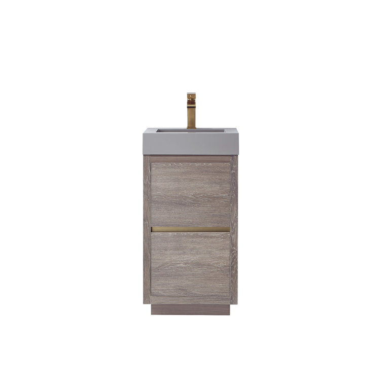 AMENITY DONE M ベージュ Haven 31 in. Blush Pink Single Sink Bathroom Vanity with